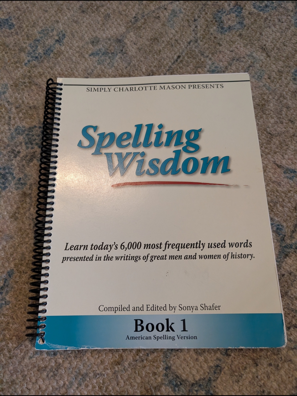 Spelling Wisdom Book 1 - White/Blue